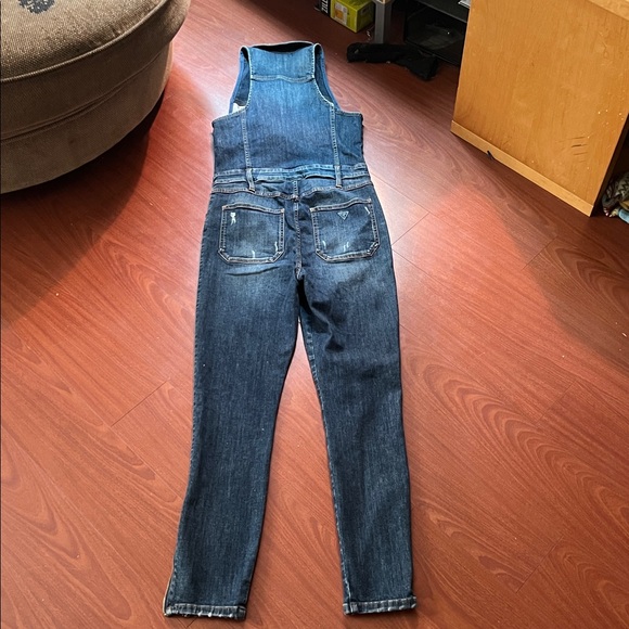 Guess vintage Denim Blue‎ Women's denim jumpsuit size 8 - Picture 11 of 14